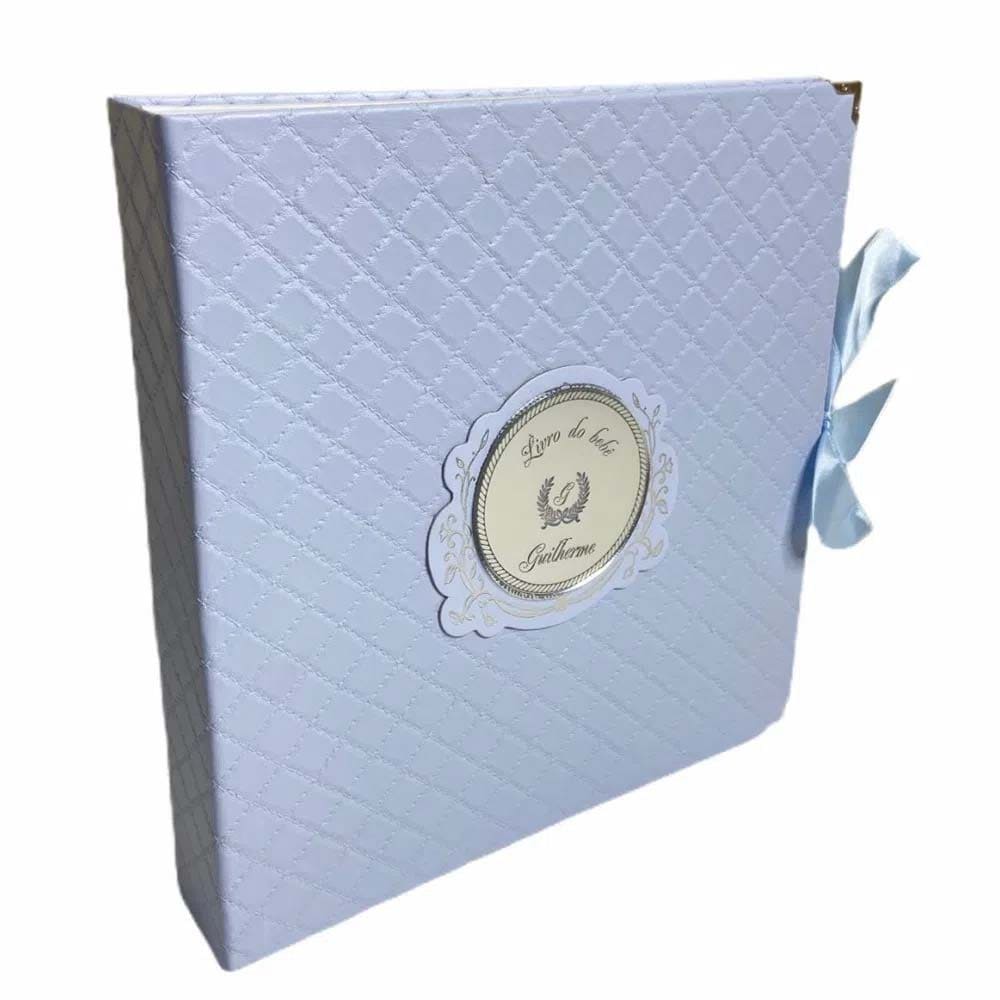 Livro do Bebê Original Paper - Matelassê Azul
